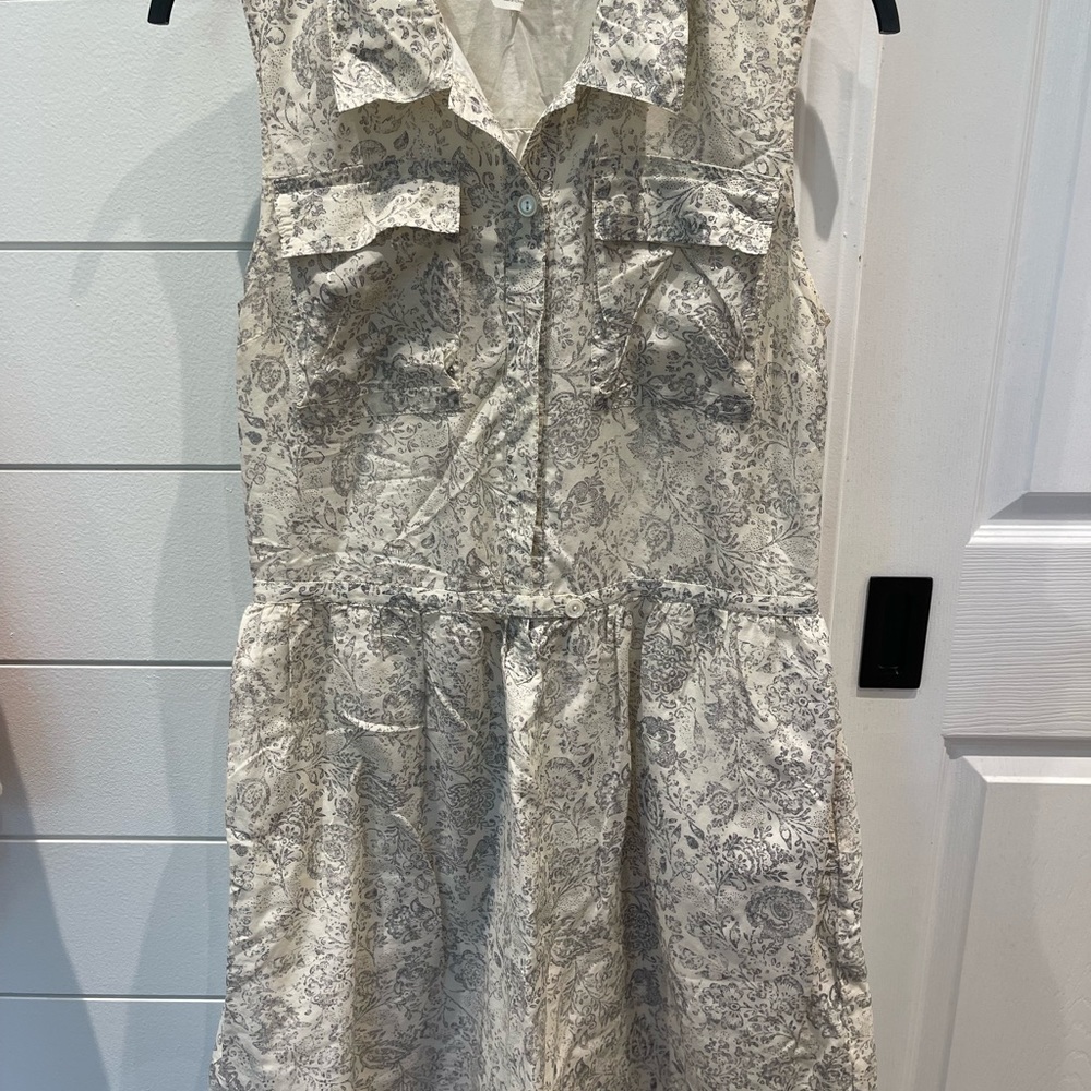 J.Crew sleeveless shirt dress